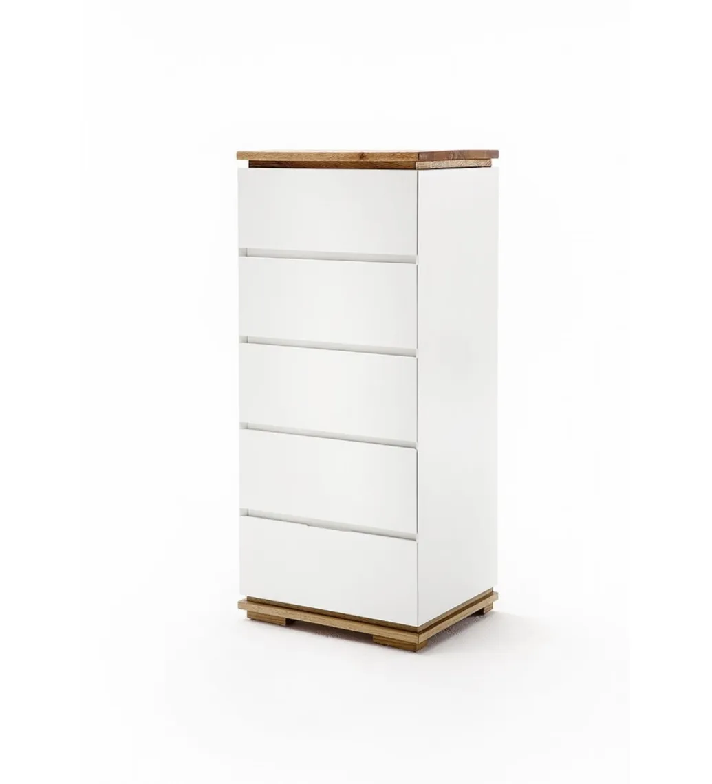 MCA Komoda CHIARO 50 Cm biało kremowa