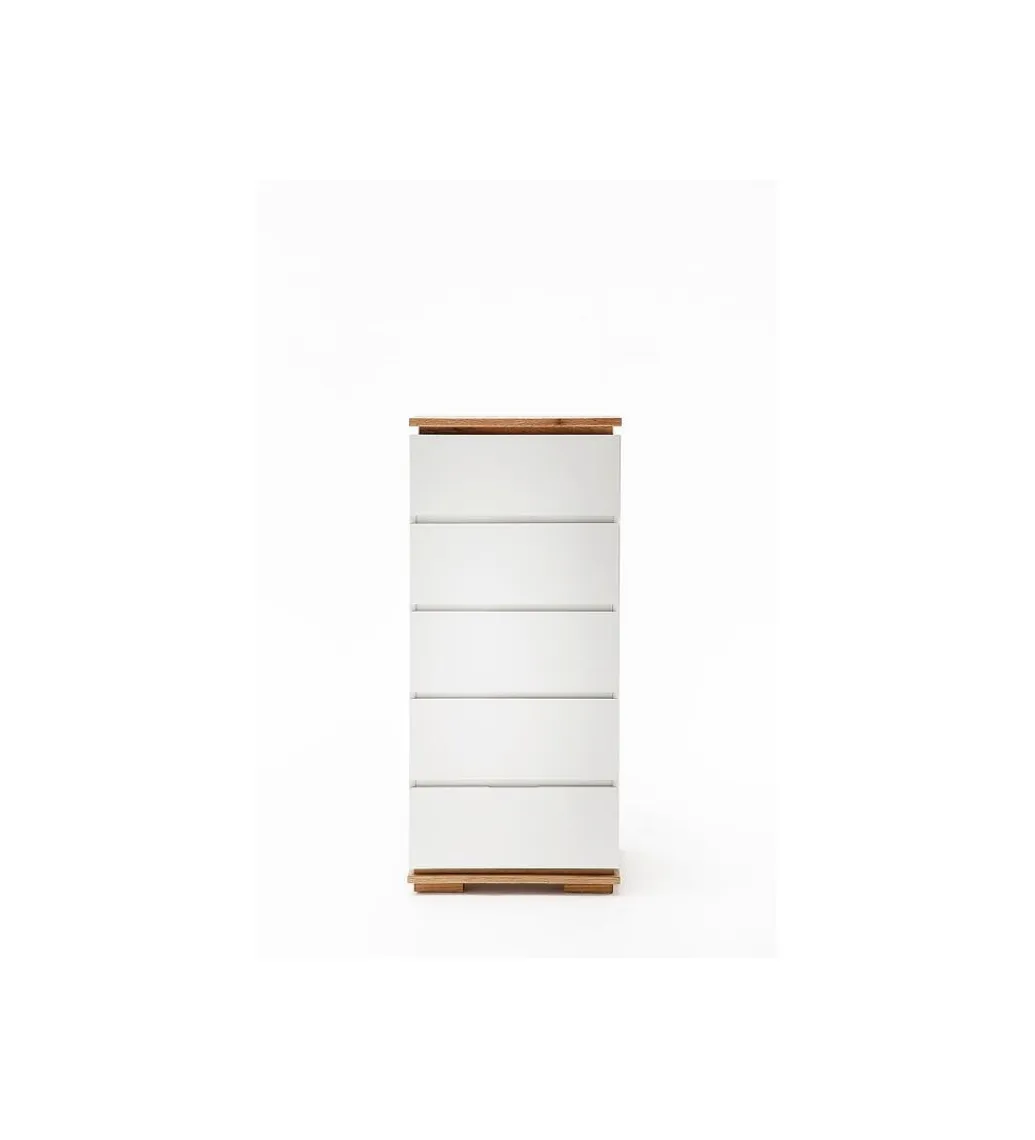 MCA Komoda CHIARO 50 Cm biało kremowa