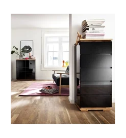 MCA Komoda CHIARO 50 cm czarna