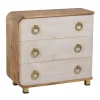 Zona-Design Komoda COSTARIC 83 cm drewno mango bielona