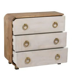 Zona-Design Komoda COSTARIC 83 cm drewno mango bielona