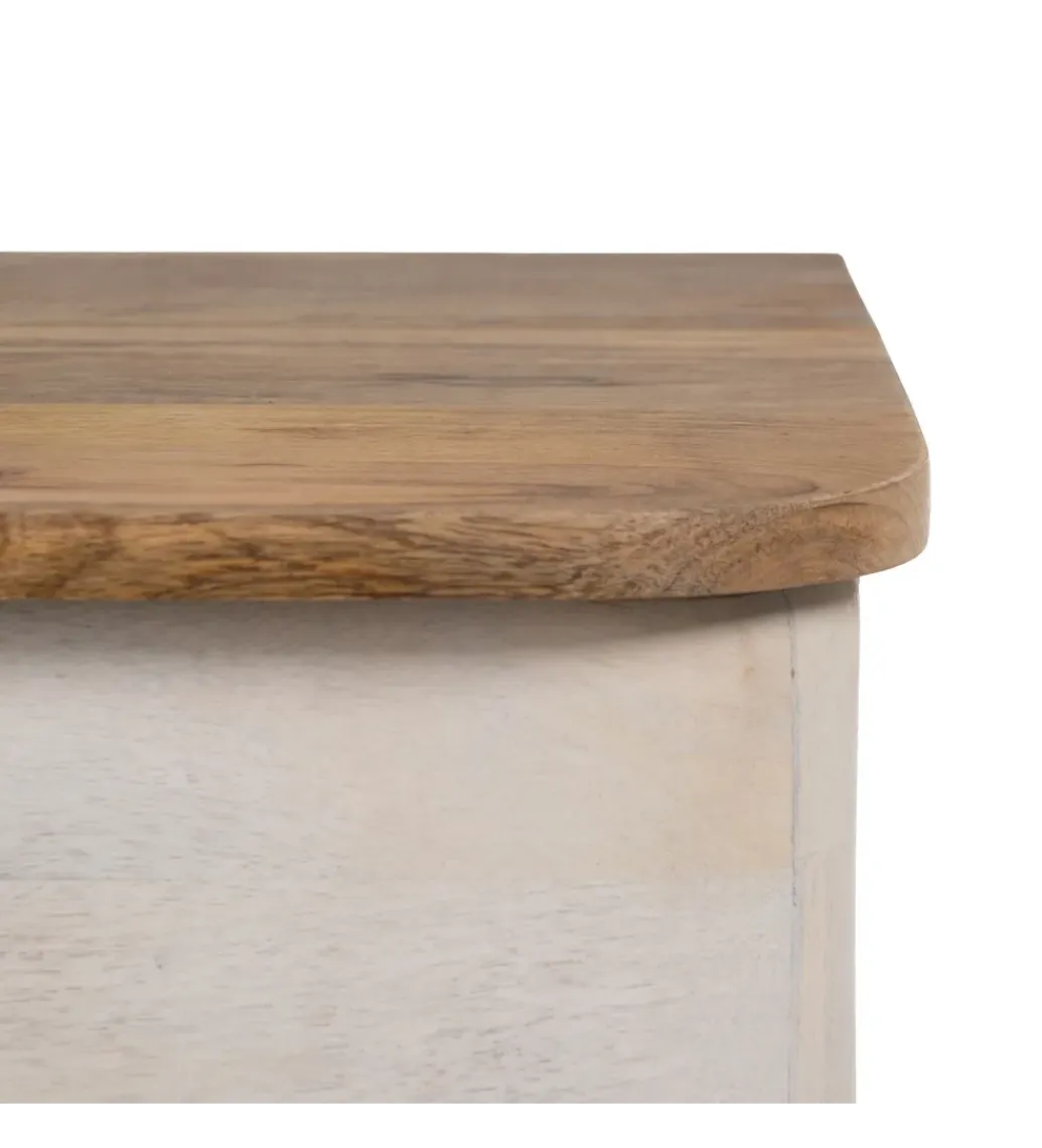 Zona-Design Komoda COSTARIC 83 cm drewno mango bielona