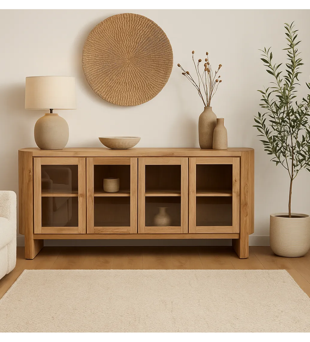 Zona-Design Komoda CREEL 180 cm drewno akacjowe