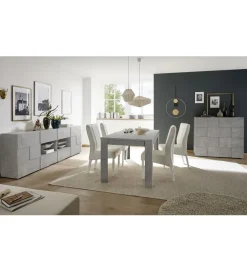 MCA Linia Włoska Komoda DAMA 120 Cm optyka betonu