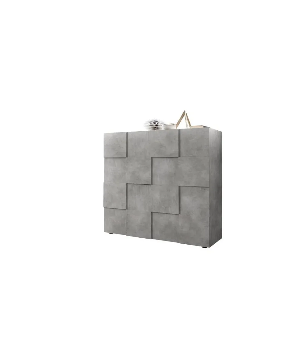 MCA Linia Włoska Komoda DAMA 120 Cm optyka betonu