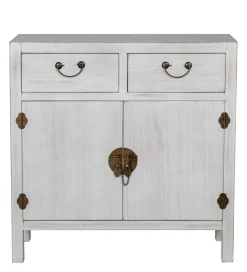 Exclusivas Komoda DECAPE 80 cm przecierana biel