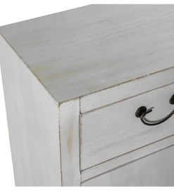 Exclusivas Komoda DECAPE 80 cm przecierana biel
