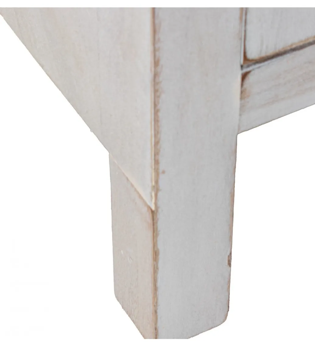 Exclusivas Komoda DECAPE 80 cm przecierana biel