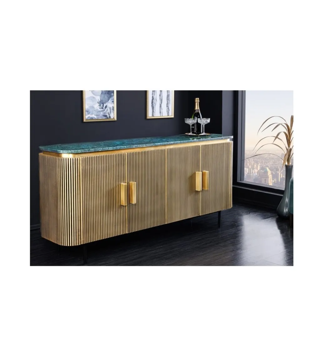 Invicta Interior - przedsprzedaż Komoda DIAMENTE 160 cm złota