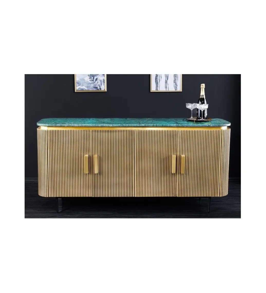 Invicta Interior - przedsprzedaż Komoda DIAMENTE 160 cm złota