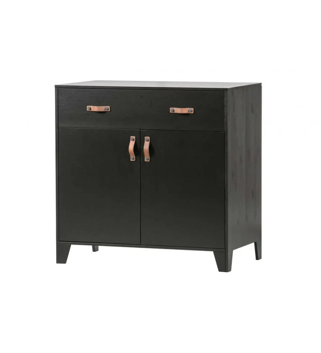 WOOOD Komoda DIAN 94 cm czarna