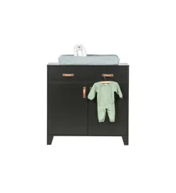 WOOOD Komoda DIAN 94 cm czarna