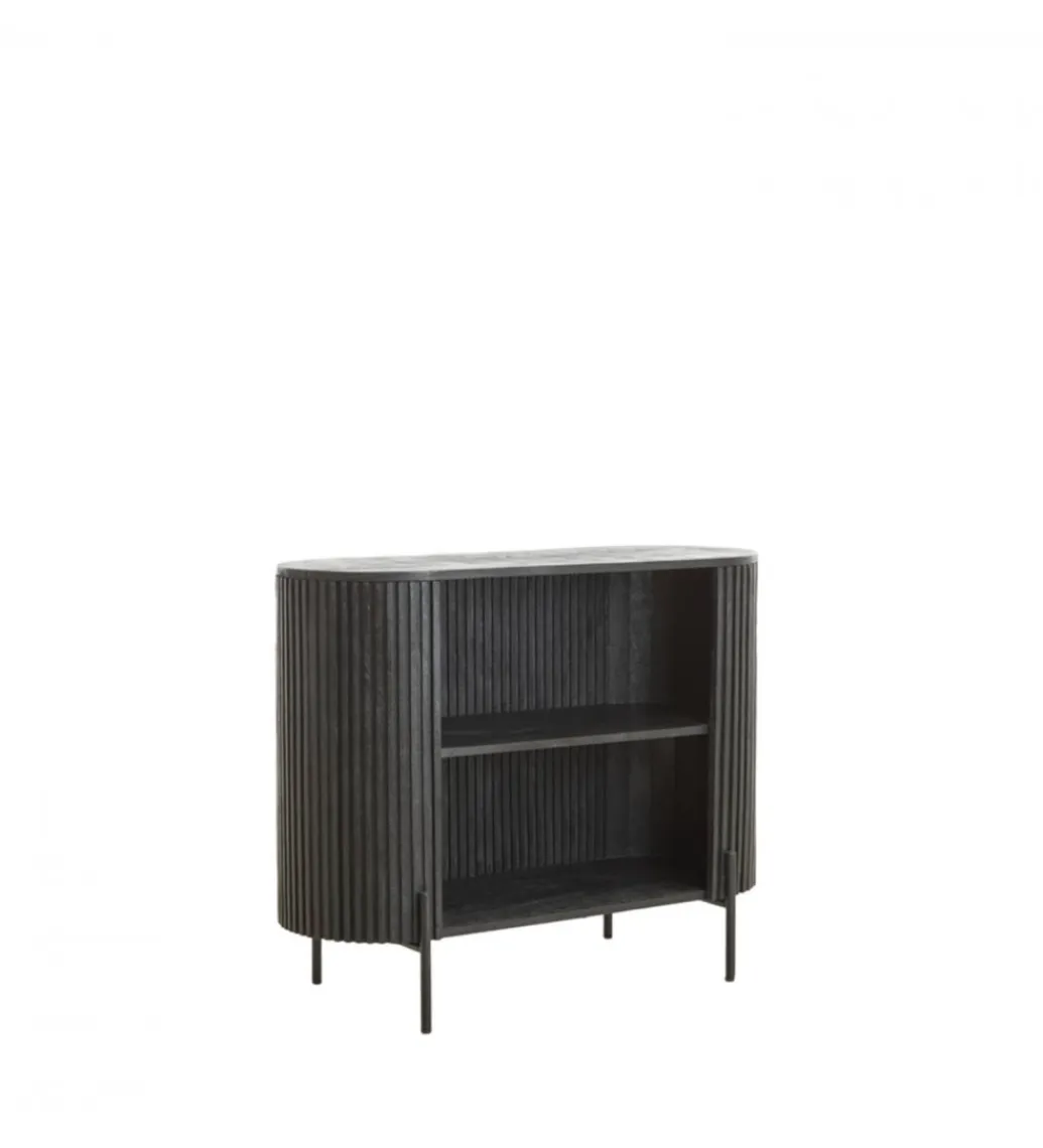 L&L Komoda DUMOSI 100 cm czarna
