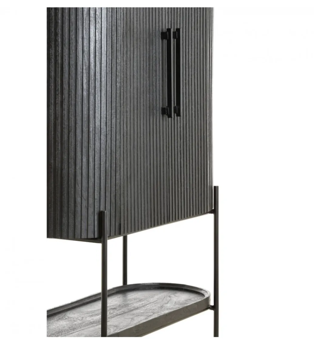 L&L Komoda DUMOSI 165 cm czarny