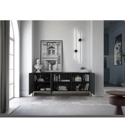 Polski Design ML Komoda ELPIS 168 cm czarna