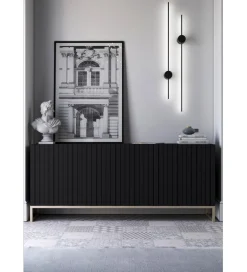 Polski Design ML Komoda ELPIS 168 cm czarna