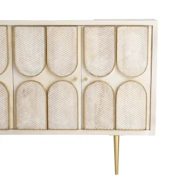 Zona-Design Komoda ESPAZERO 152 cm drewno mango biała
