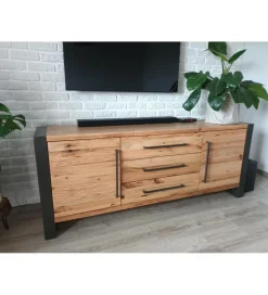 Invicta Interior Komoda FACTORY Thor 200 cm drewno dziki dąb