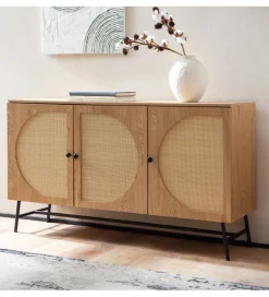 WOHNLING, GERMANY Komoda FONTA 140 cm w optyce dębu