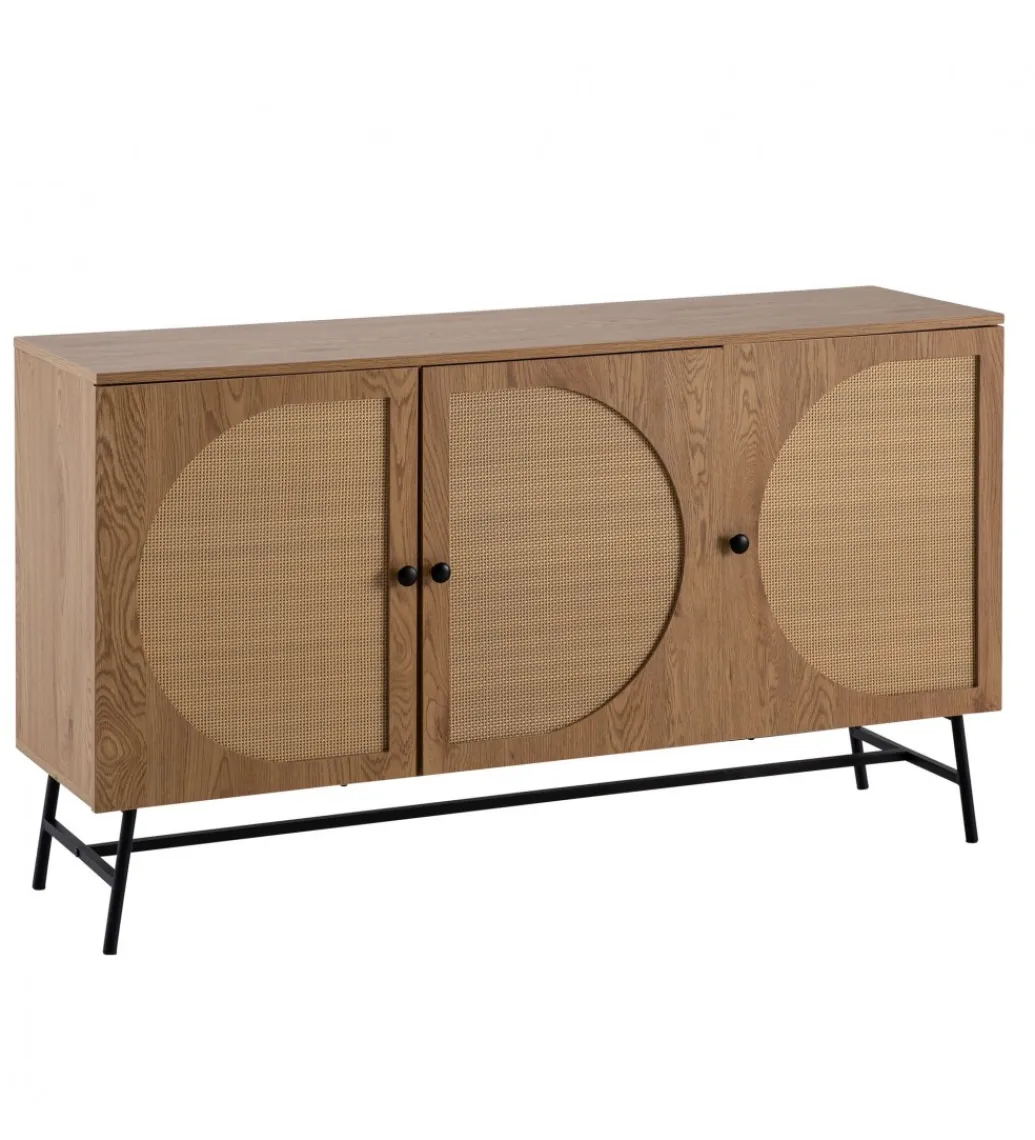 WOHNLING, GERMANY Komoda FONTA 140 cm w optyce dębu