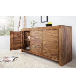 Invicta Interior Komoda FOREST Lagos 135 cm drewno Sheesham