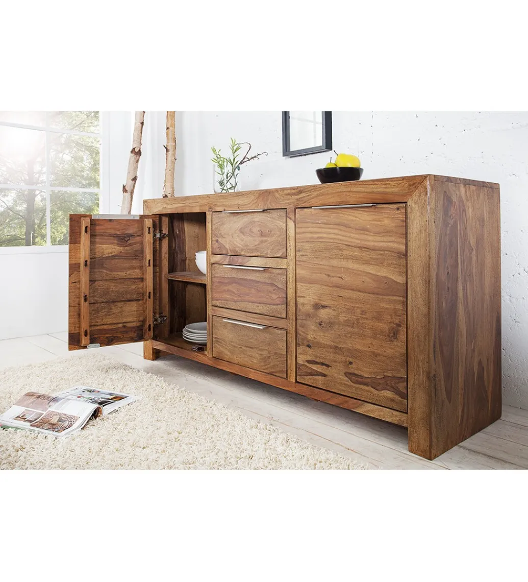 Invicta Interior Komoda FOREST Lagos 135 cm drewno Sheesham