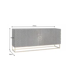 Invicta Interior Komoda FREZJA 177 cm drewno mango