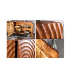 Invicta Interior Komoda GANSU 177 cm drewno mango brąz