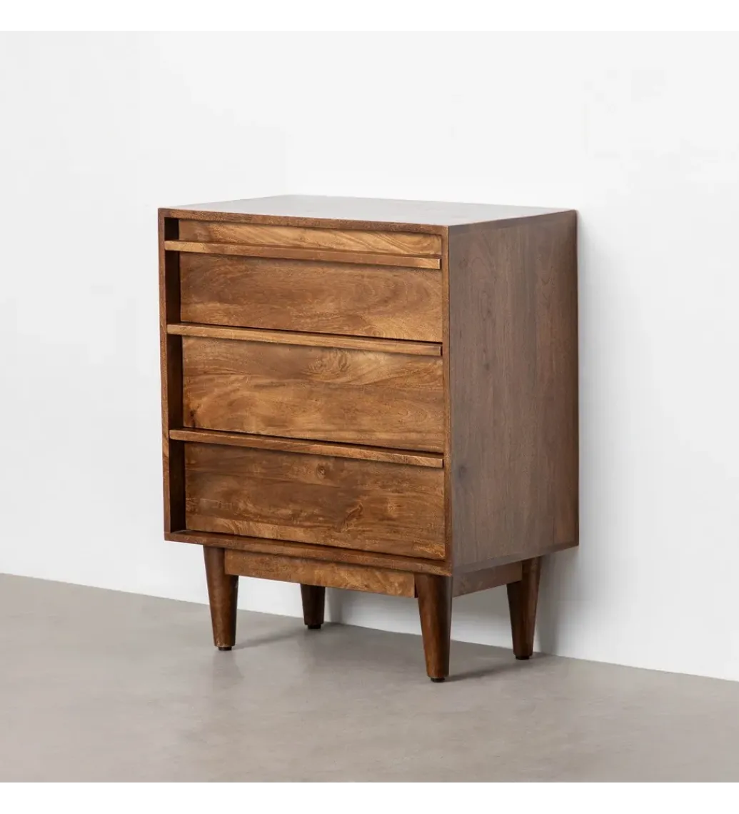 Zona-Design Komoda GARREL 70 cm drewno mango brązowa
