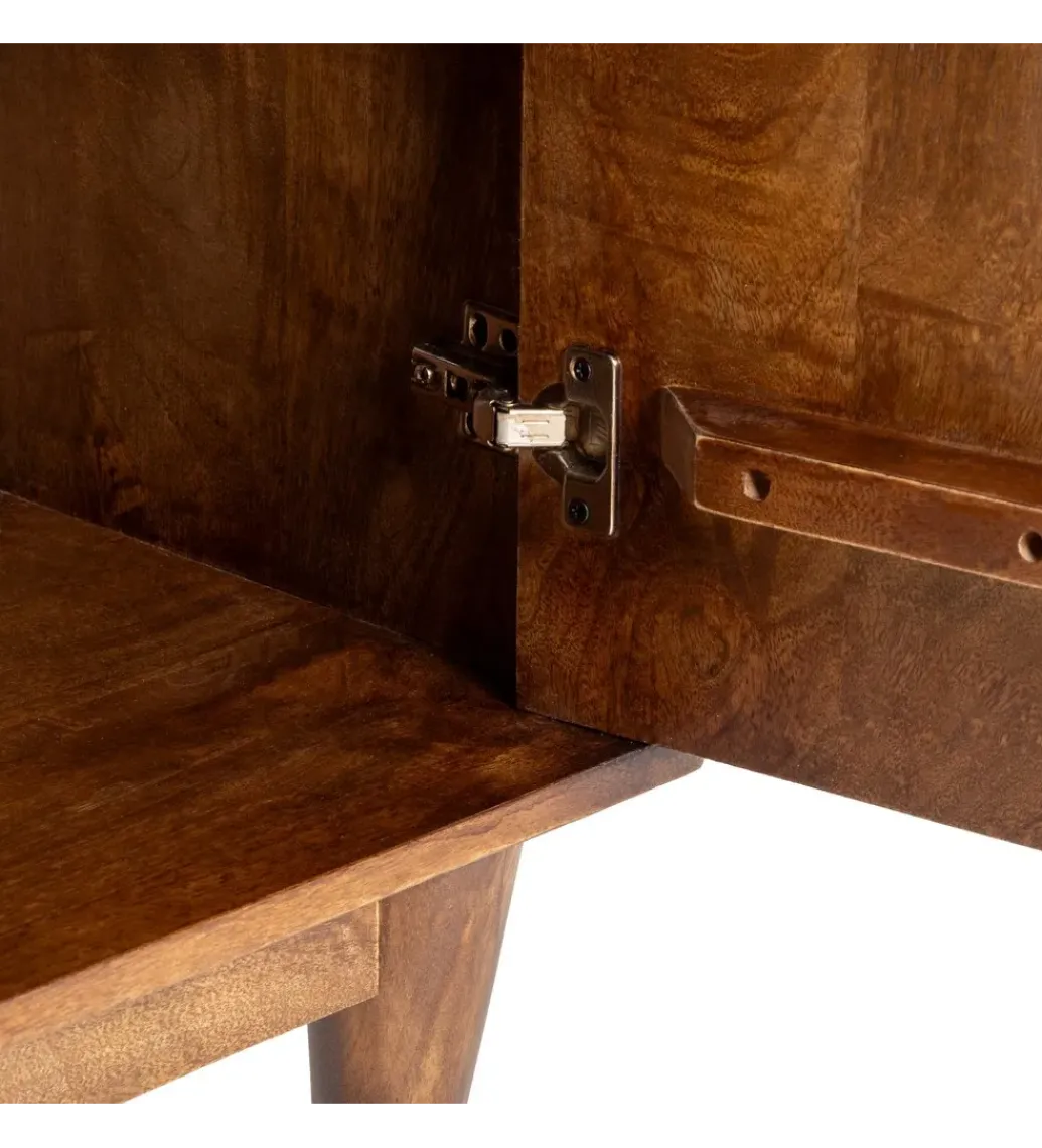 Zona-Design Komoda GARREL 90 cm drewno mango brązowa