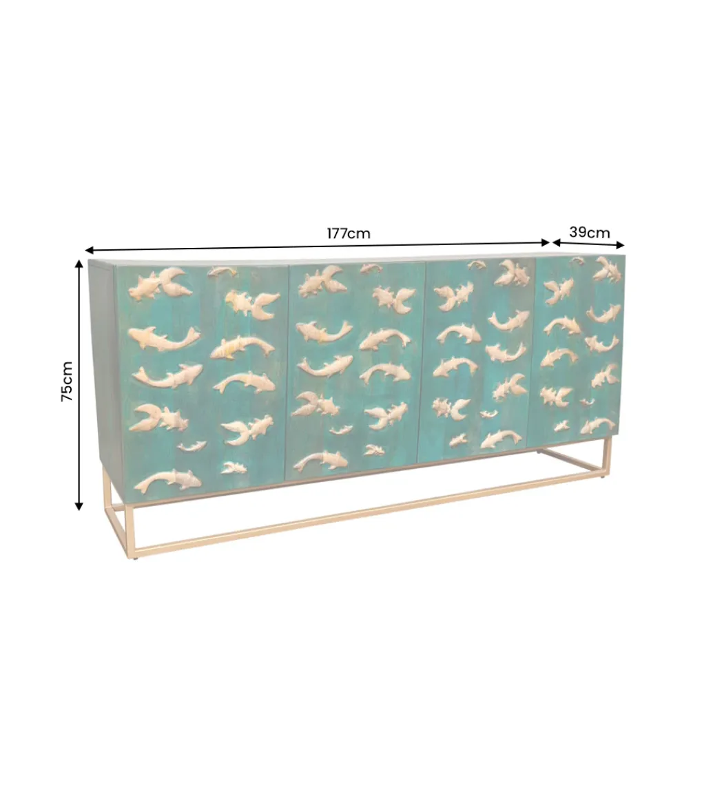Invicta Interior Komoda GIULIO 180 x 80 cm naturalna