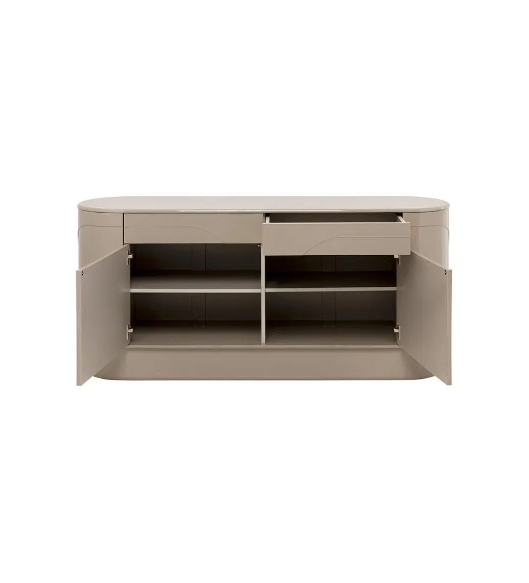 KARE Komoda GLOSSY 160 x 76 cm taupe