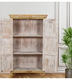 Exclusivas Komoda GOLDEN LAGOON 180 cm 3D drewno mango