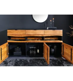 Invicta Interior Komoda GRAND ACACIA 180 cm drewno akcja LED