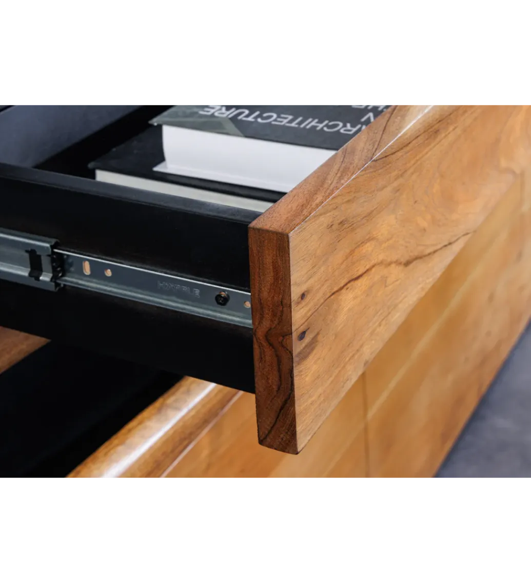 Invicta Interior Komoda GRAND ACACIA 180 cm drewno akcja LED