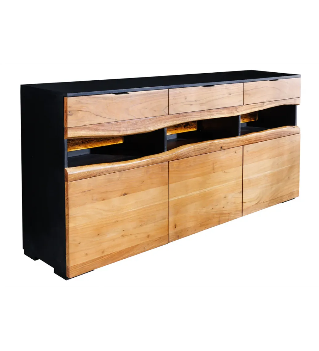 Invicta Interior Komoda GRAND ACACIA 180 cm drewno akcja LED