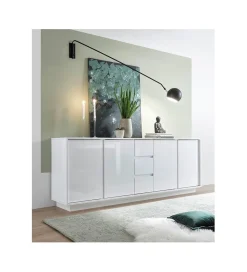 MCA Linia Włoska Komoda ICEE 210 cm biała
