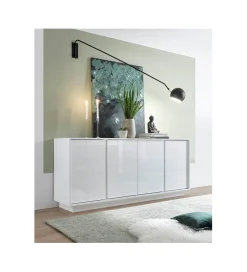 MCA Linia Włoska Komoda ICEE 180 cm biała