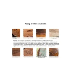Invicta Interior Komoda JAGNCY Relief 160 cm drewno akacja