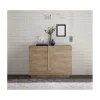 MCA Linia Włoska Komoda JUPITER 120 cm w kolorze dąb Mercure