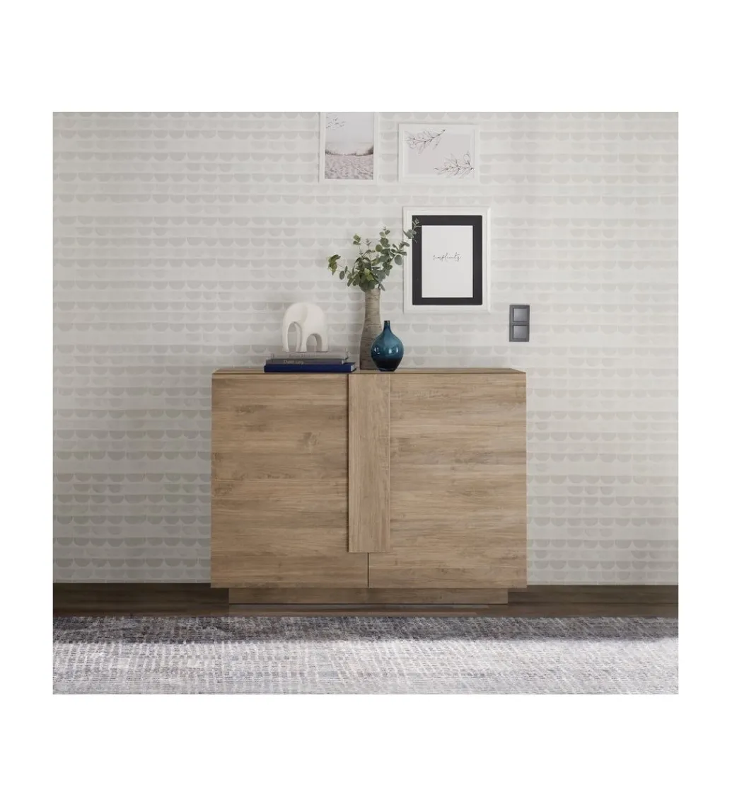 MCA Linia Włoska Komoda JUPITER 120 cm w kolorze dąb Mercure