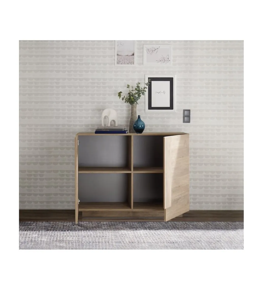 MCA Linia Włoska Komoda JUPITER 120 cm w kolorze dąb Mercure
