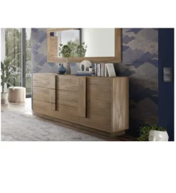 MCA Linia Włoska Komoda JUPITER 182 cm w kolorze dąb Mercure