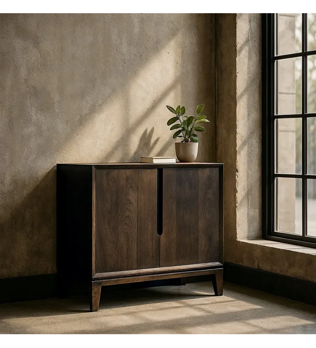 Zona-Design Komoda KILIAN 100 cm drewno mango brązowa