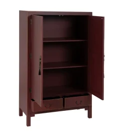 Zona-Design Komoda KOKOSIN 100 cm bordowy