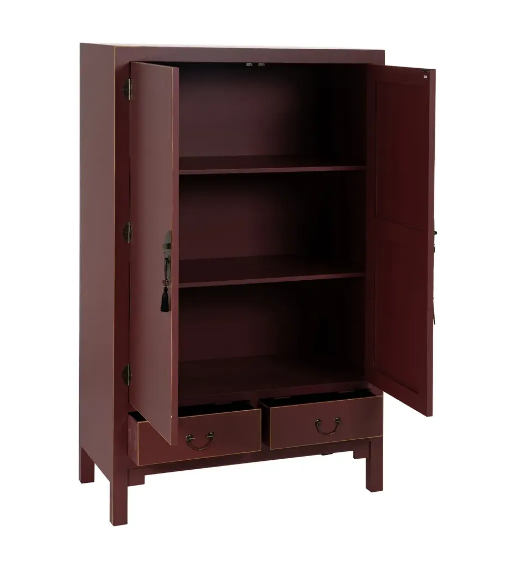 Zona-Design Komoda KOKOSIN 100 cm bordowy