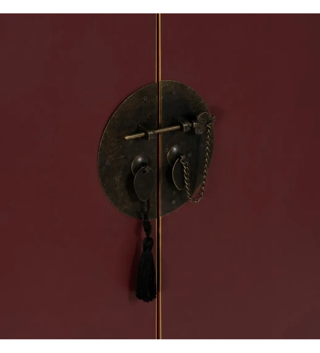 Zona-Design Komoda KOKOSIN 100 cm bordowy