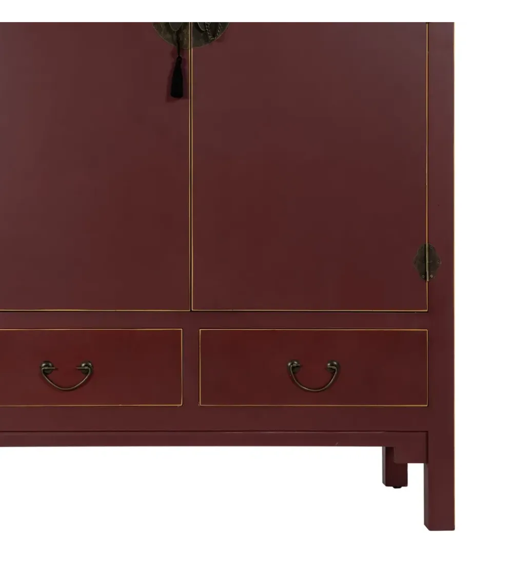 Zona-Design Komoda KOKOSIN 100 cm bordowy
