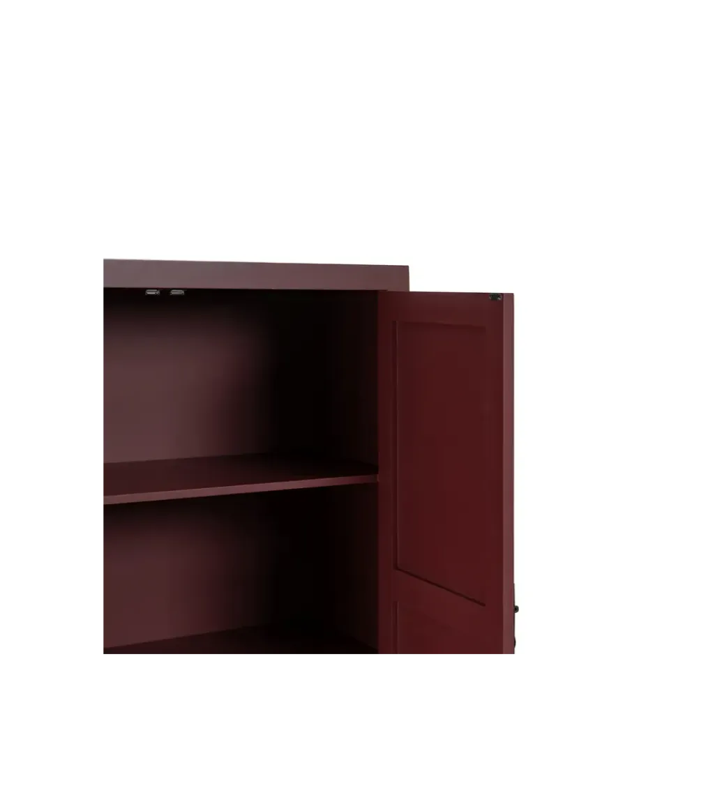 Zona-Design Komoda KOKOSIN 100 cm bordowy