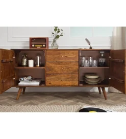 Invicta Interior Komoda Komodo Mystic Living 145 cm drewno Sheesham